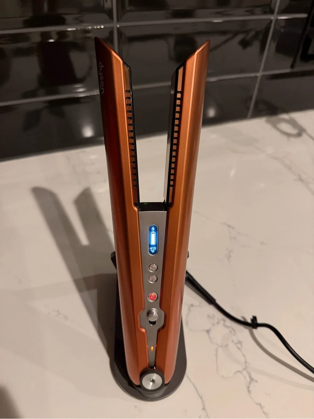 Dyson Copper Cordless Hair Straightener with LED Display